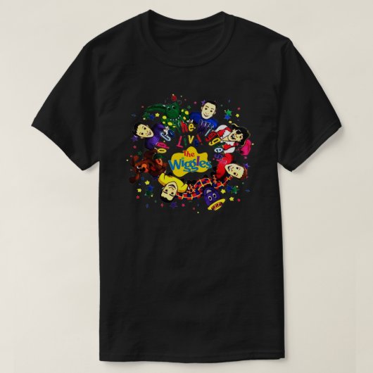 ウィグポップ・アートのルを生きろ！ザウィグルフレンズカルト Tシャツ (デザイン正面)