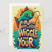 ウィグルで喜びを感じる 招待状 (正面/裏面)