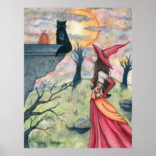 ウィグルと魔女のポスタープリント ポスター (正面)