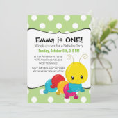 ウィグルワームの最初の誕生日パーティー 招待状 (スタンド正面)