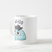 ウィグルー おもしろい イグルー ダジャレ コーヒーマグカップ (正面左)