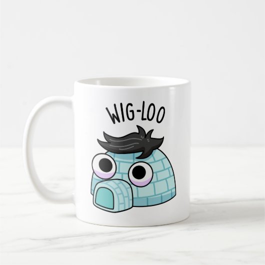 ウィグルー おもしろい イグルー ダジャレ コーヒーマグカップ (左)