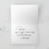 ウィグルnギグルおもしろい第1誕生日グリーティングカード カード (内部)