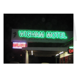 ウィグワムで最近眠りましたか。