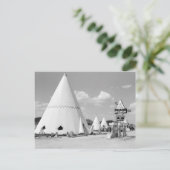 ウィグワム・モーテル、1940年 ポストカード (スタンド正面)