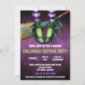 ウィケッド ハロウィン コスチューム パーティー 招待状 (正面)