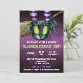 ウィケッド ハロウィン コスチューム パーティー 招待状 (スタンド正面)