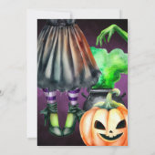 ウィケッド ハロウィン コスチューム パーティー 招待状 (裏面)