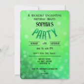 ウィケディリーおもしろいバースデーパーティーグリーンピンクグリンダ (裏面)