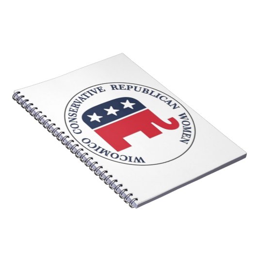 ウィコミコ保守的な共和党の女性ノート ノートブック (右側)