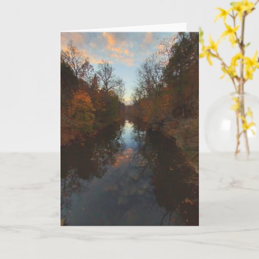 ウィサシコンクリーク カード (黄色い花)