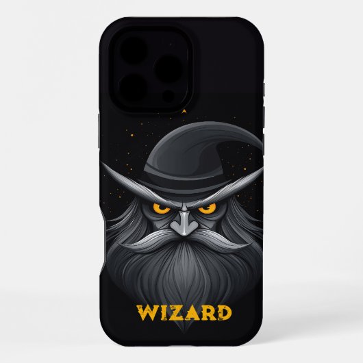 ウィザッ怒ド黒 iPhoneケース (裏面)
