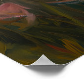 ウィザリングフィールド – パインターリースタイルフローラアート ポスター (角)