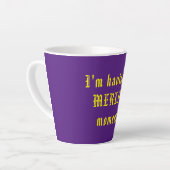 ウィザーおもしろいドラテマグカップ カフェラテマグ (左アングル)