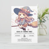 ウィザーお洒落ド威厳のある誕生日 招待状 (スタンド正面)