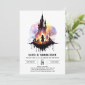 ウィザーエレガントドお洒落誕生日 招待状 (スタンド正面)