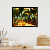 ウィザーズのミナ落ちたレット ポスター (キッチン)