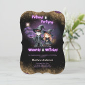 ウィザーズ・アンド・ウィッチズ・ソンの娘たち誕生日魔法 招待状 (スタンド正面)