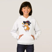 ウィザードとしてのハムスターと魔法杖 (正面フル)