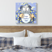 ウィザードと顔 キャンバスプリント (インサイチュ (寝室))