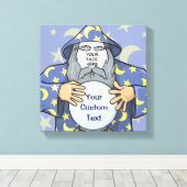 ウィザードと顔 キャンバスプリント (インサイチュ (ウッドフロア))