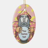 ウィザードと顔 セラミックオーナメント (右)