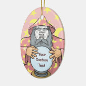 ウィザードと顔 セラミックオーナメント (左)