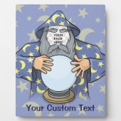 ウィザードと顔 フォトプラーク (正面)