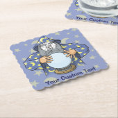 ウィザードと顔 ペーパーコースター (アングル)