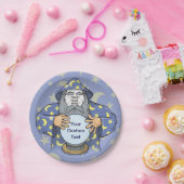 ウィザードと顔 ペーパープレート (パーティー)