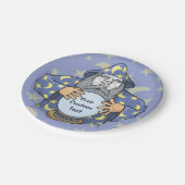 ウィザードと顔 ペーパープレート (アングル)