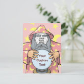 ウィザードと顔 ポストカード (スタンド正面)