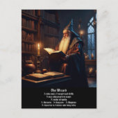 ウィザードのはがき ポストカード (正面)