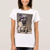ウィザードのパグ Tシャツ (正面)