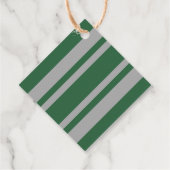 ウィザードの緑と灰色のダイヤ空白のモンド フェイバータグ (裏面)