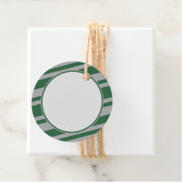 ウィザードの緑と灰色の空白の円 フェイバータグ