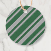 ウィザードの緑と灰色の空白の円 フェイバータグ (裏面)