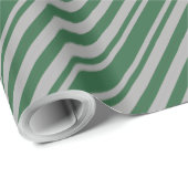 ウィザードの緑と灰色 ラッピングペーパー (ロールコーナー)