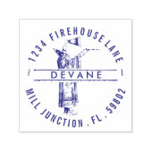 ウィザードの自動手書き差出人住所スタンプ セルフインキングスタンプ (デザイン)