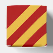 ウィザードの赤と金ゴールドハート フェイバーボックス (上部)