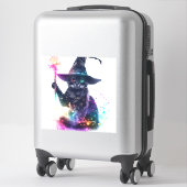 ウィザードのCat魔法 シール (スーツケース)
