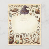 ウィザードウィッチパーティー魔法のワンズハットヴィンテージ チラシ (裏面)