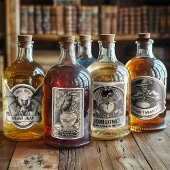 ウィザードウィッチポーションボトルハロウィーンスパイスラベル シール