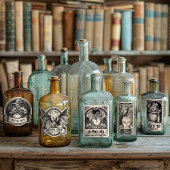 ウィザードウィッチポーションボトルハロウィーンスパイスラベル シール