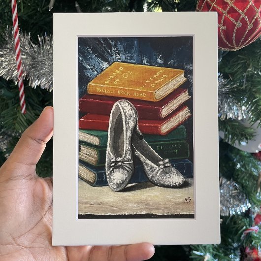 ウィザードオブオズシルバーシューズギクレープリント ポスター