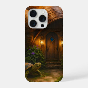 ウィザードカタツムリの貝殻コテージ 魔法の森 スリム iPhone 15 PROケース