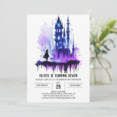 ウィザードキッズ編集可能誕生日 招待状 (スタンド正面)