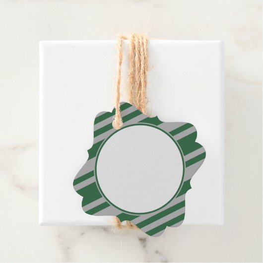 ウィザードグリーンとグレイ空白のクファンシーア フェイバータグ (インサイチュ)