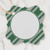 ウィザードグリーンとグレイ空白のクファンシーア フェイバータグ (正面)