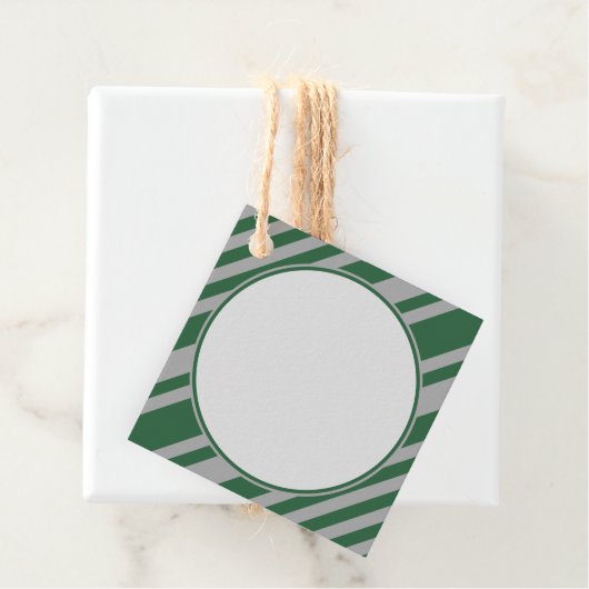 ウィザードグリーンとグレー空白のの四角形 フェイバータグ (インサイチュ)